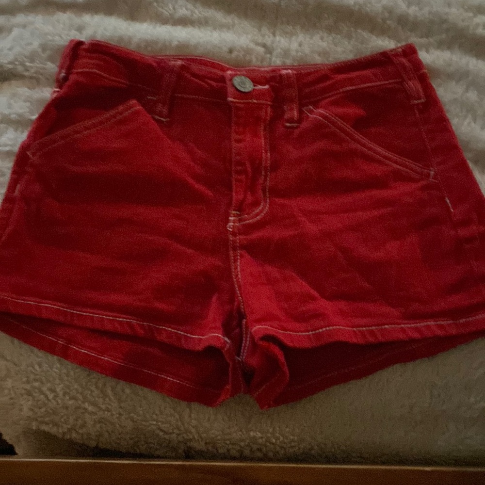 Red vintage dickies shorts